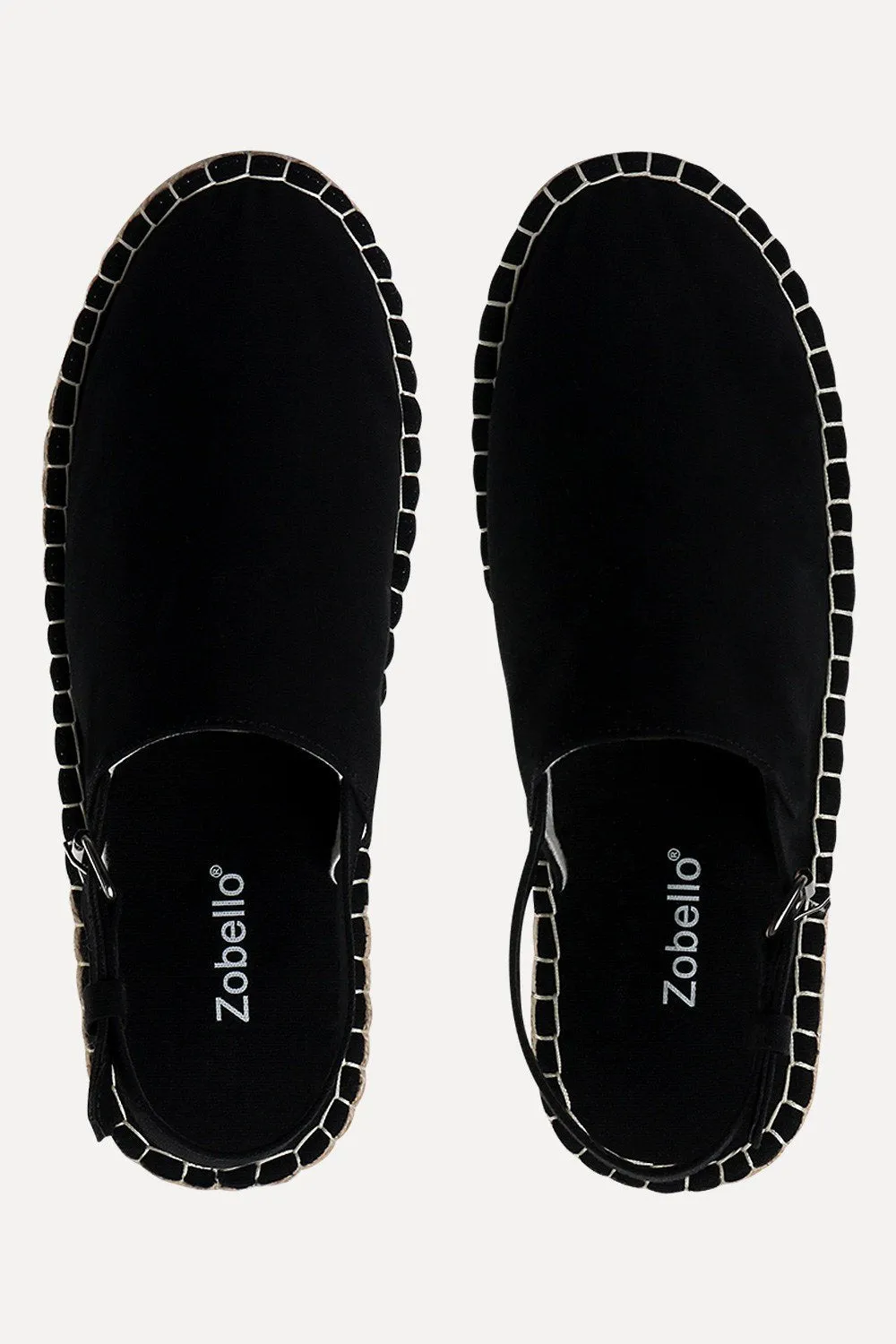 Strap Black Sandal Espadrilles