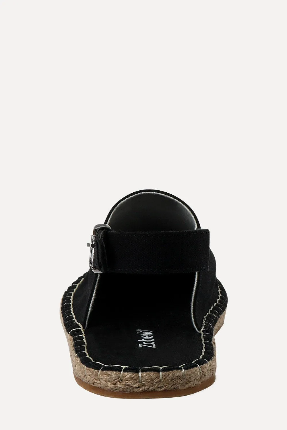 Strap Black Sandal Espadrilles