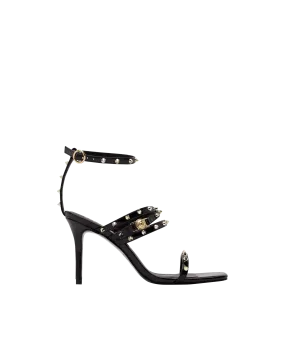 Studded Ankle Strap Sandals