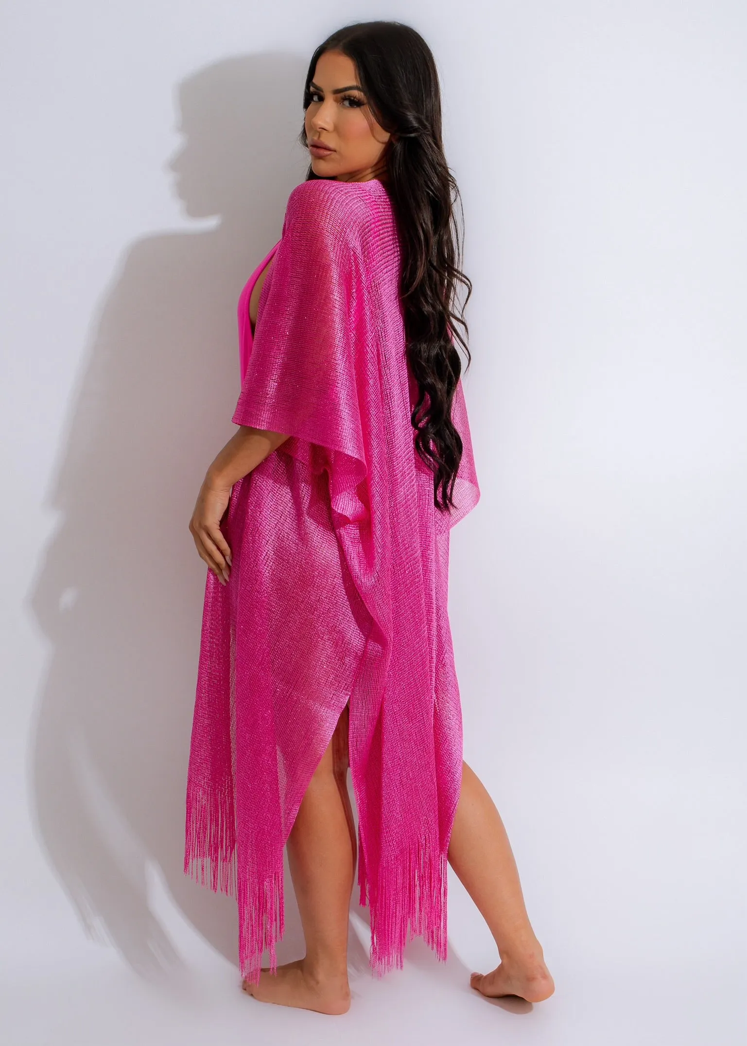 Summer Moves Rhinestones Swimsuit Pink