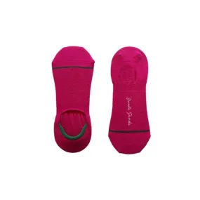 Swole Panda - Ladies Bamboo No Show Socks - Cerise