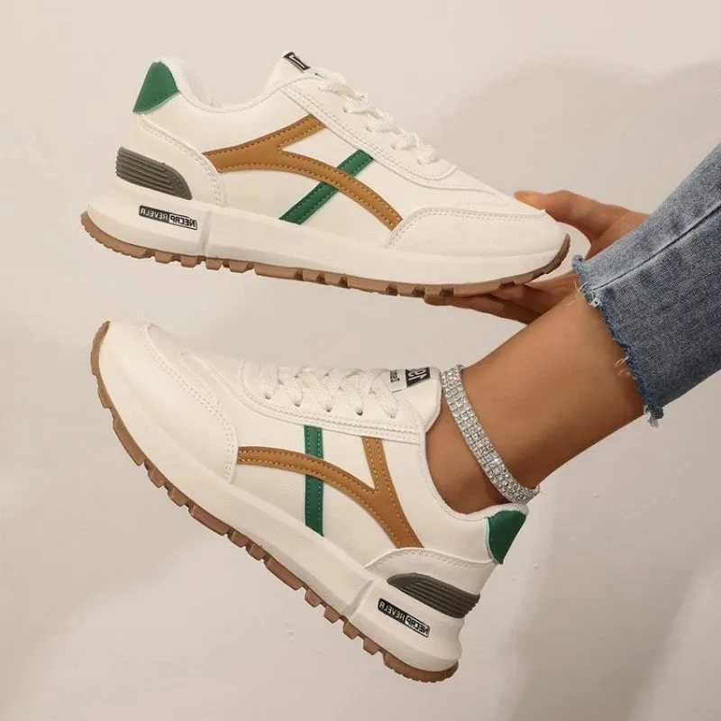 Women Casual Shoes new Breathable Casual Lace Up Sport Shoes