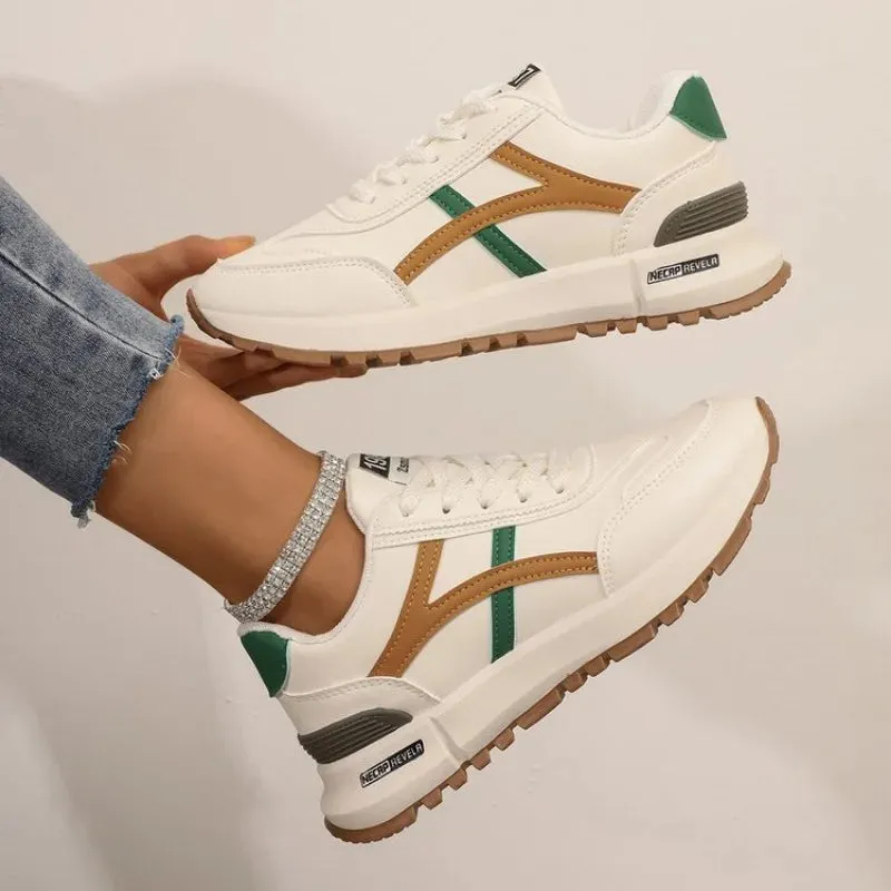 Women Casual Shoes new Breathable Casual Lace Up Sport Shoes