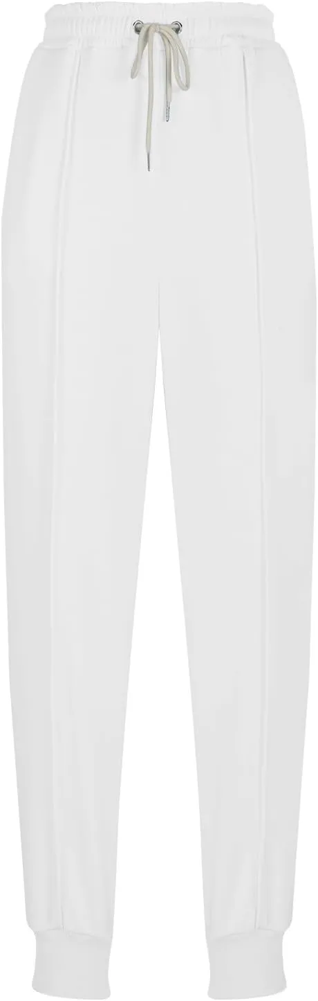 Womens Comfy Sweatpants High Waisted Athletic Joggers Fleece Lined Sweatpants Loose Casual Sports Sweatpants