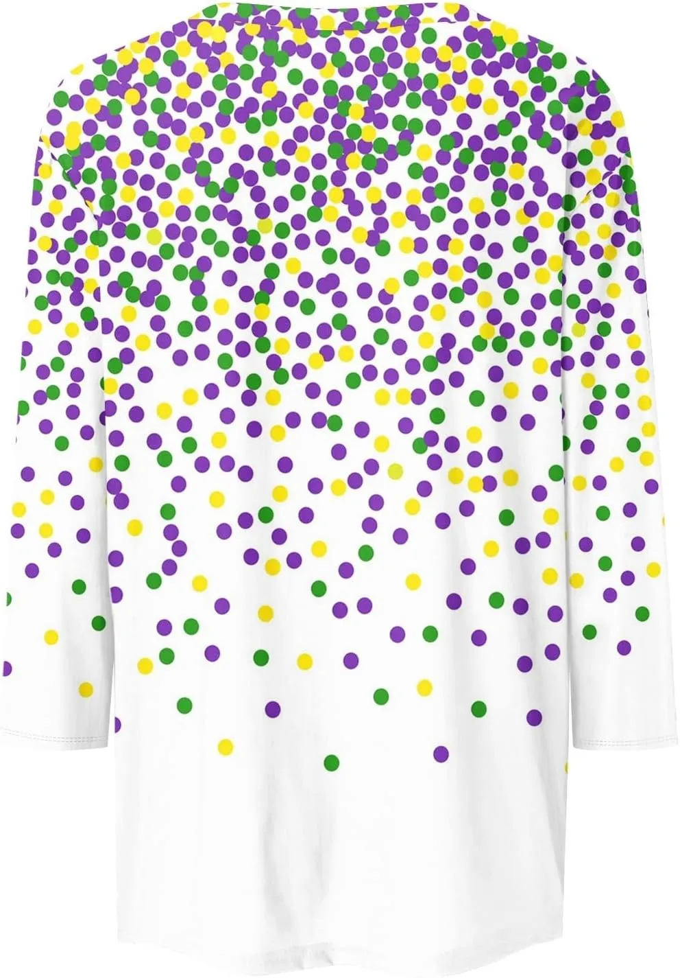 Women's Fashion Casual Seven-Point Sleeve Independence Day Print Round Neck Top Tops for Women 2024