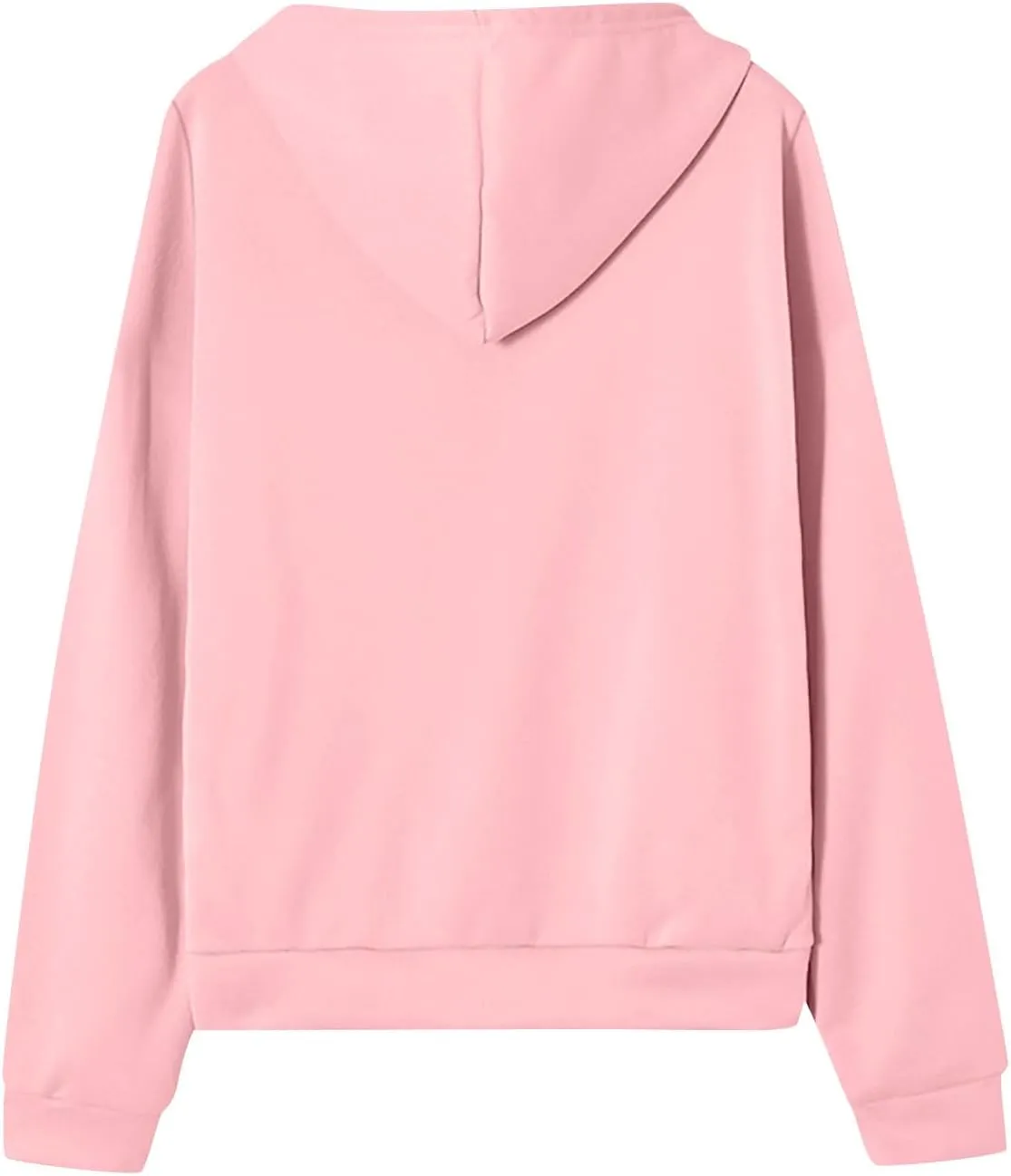 Womens Zip Up Hoodies Casual Long Sleeve Hoodie Jacket Oversized Lightweight Pullover Sweatshirts Tops with Pocket