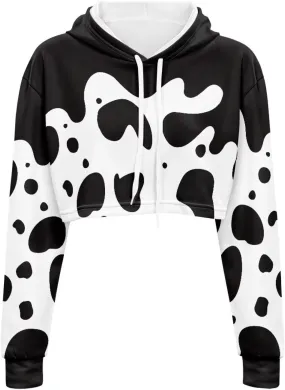YEXIATODO Girl's Casual Sweatshirts Long Sleeve Crop Top Hoodies for Women